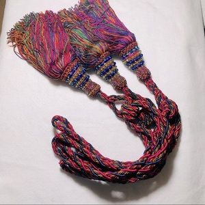 Fun colorful Pier 1,vintage tie backs